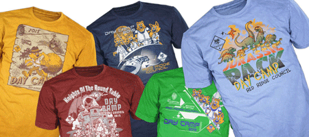BSA council day camp for custom cub scouts t-shirts and cub scout pack gear