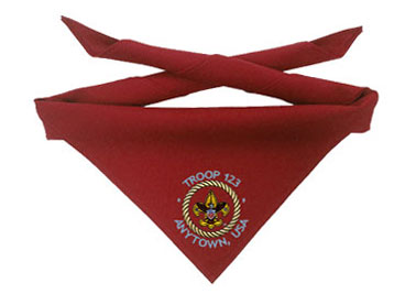 custom scout troop neckerchiefs