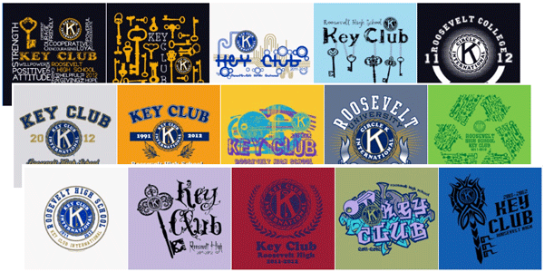 key club t shirt designs