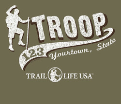 trail life shirt