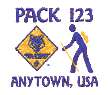 Hiking Pack T-shirt Design