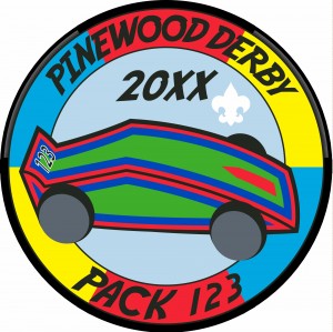 Zapper! Pinewood Derby Sticker Decal