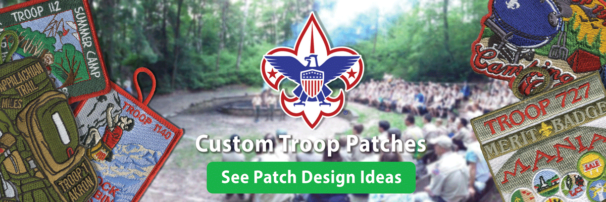 Scouts BSA Troop Custom Patches - ClassB® Custom Apparel and Products