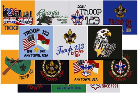 Custom Scout Neckerchiefs - ClassB® Custom Apparel And Products