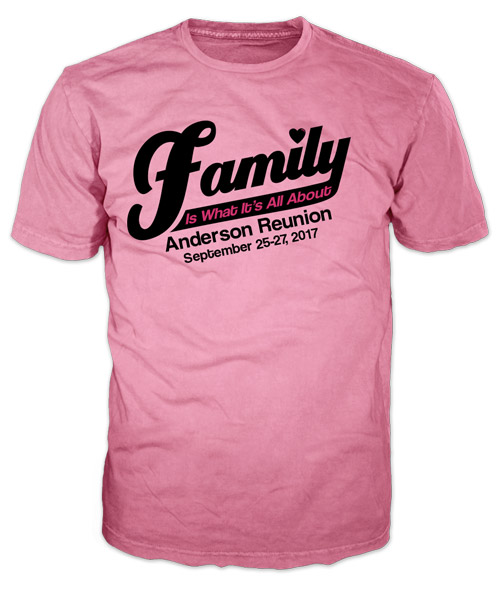 family reunion shirt ideas