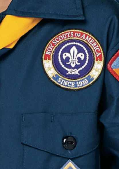 above left pocket Cub Scout uniform world crest patch 