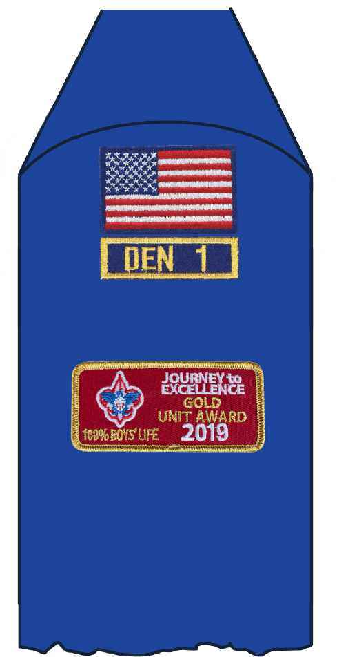 journey to excellence patch on uniform