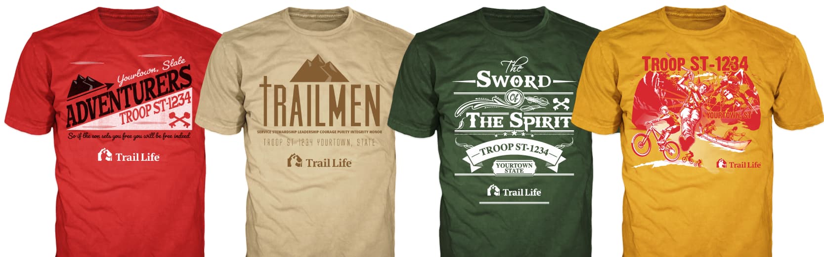 trail life custom t-shirts