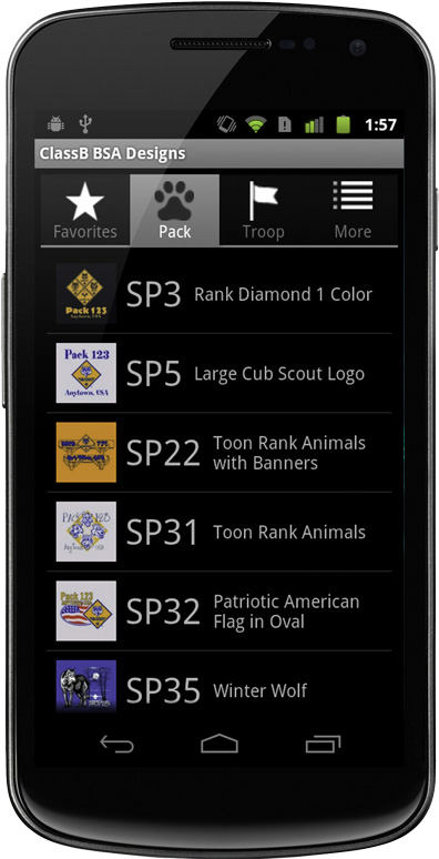 Mobile App | Custom T-Shirt Designs For Troops, Packs, And Crews ...